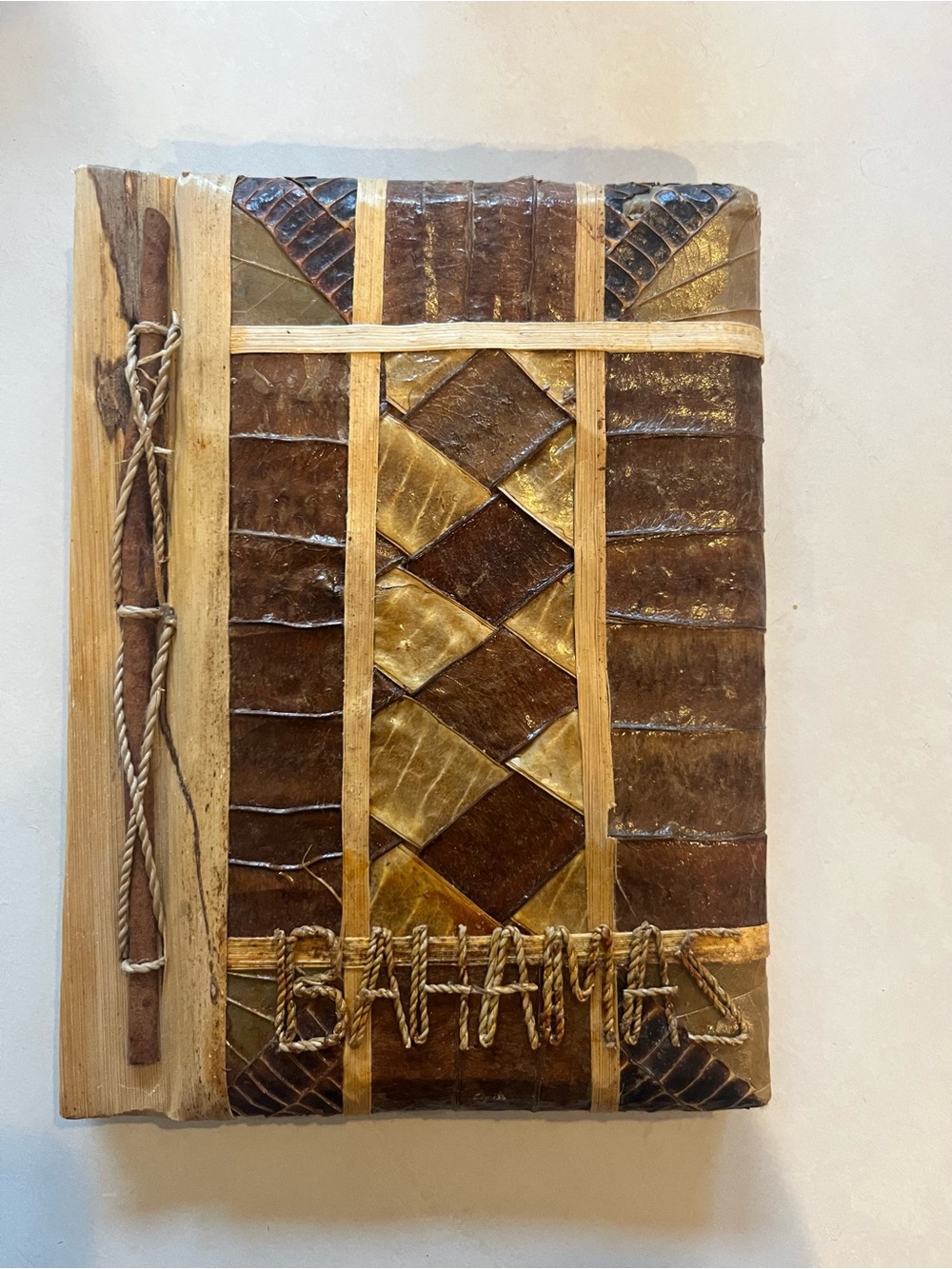 Handcrafted Bahamas Natural Photo Album